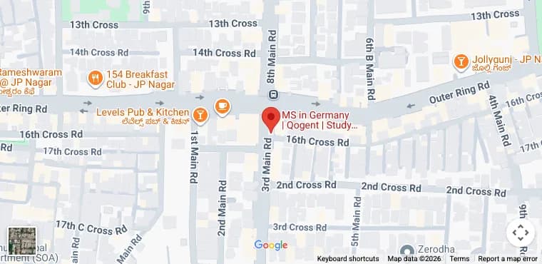 The MS in Germany office in Bangalore on Google Maps